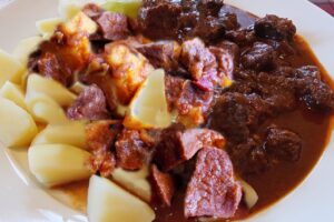 marhatőgy pörkölt - tőgypörkölt