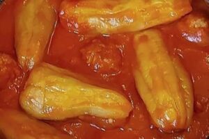 Töltött paprika.