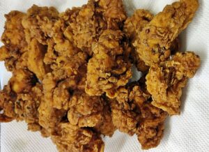 KFC csirkemell csíkok elkészítése csirkemell csíkok