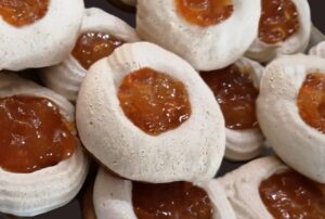 Habos linzer lekvárosan tojáshabos süti