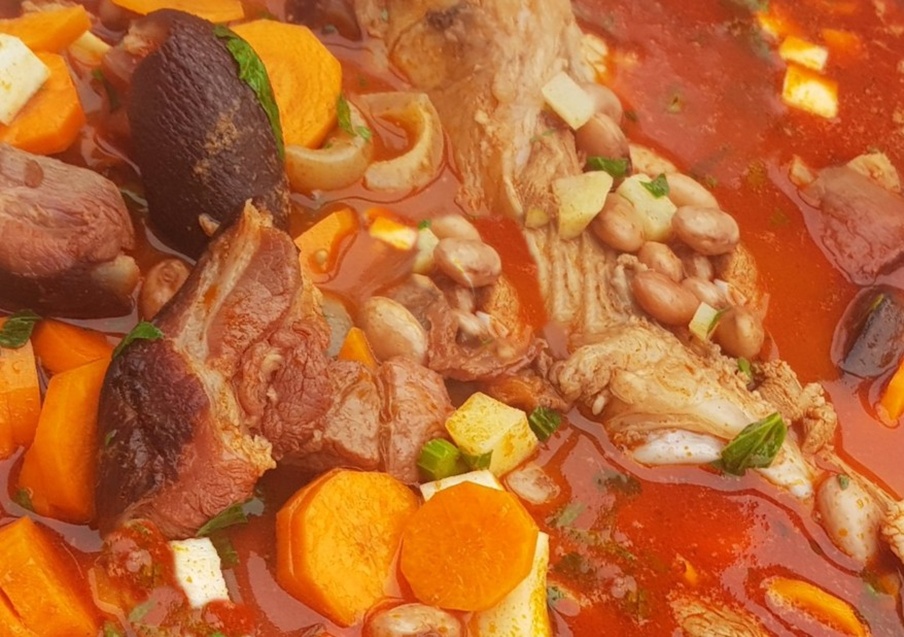 bableves zöldségesen